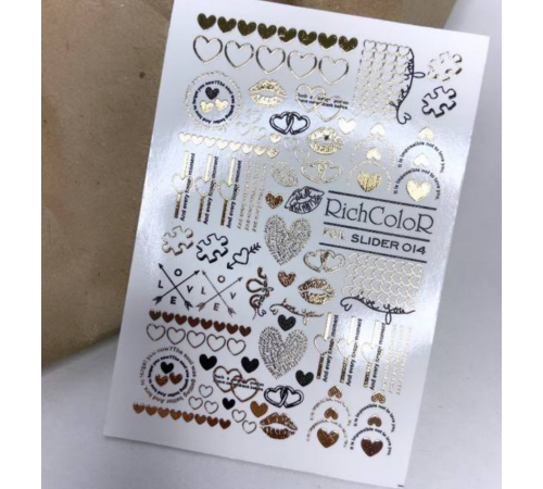 Slider design Richcolor Foil 14
