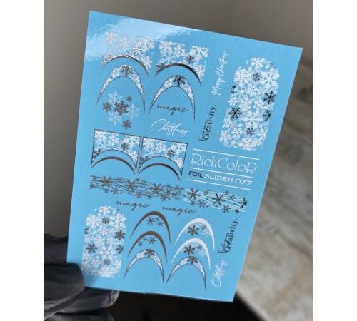 Slider design Richcolor Foil 77 winter