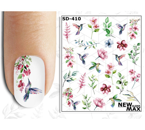 Slider design SD 410 flowers, birds