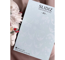 Slider design SLIDIZ 265 french snowflakes