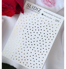 Slider design SLIDIZ 377 gold hearts