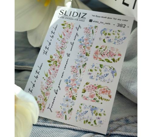 Slider design SLIDIZ 382 flowers