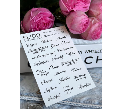 Slider design SLIDIZ 394 inscriptions