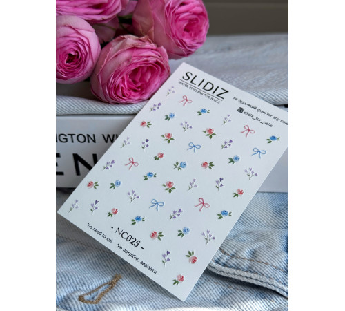 Slider design SLIDIZ NC025 flowers
