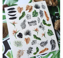 Slider design TM 1228 leaves
