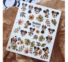 Slider design TM 1235 Mickey Mouse, leaves
