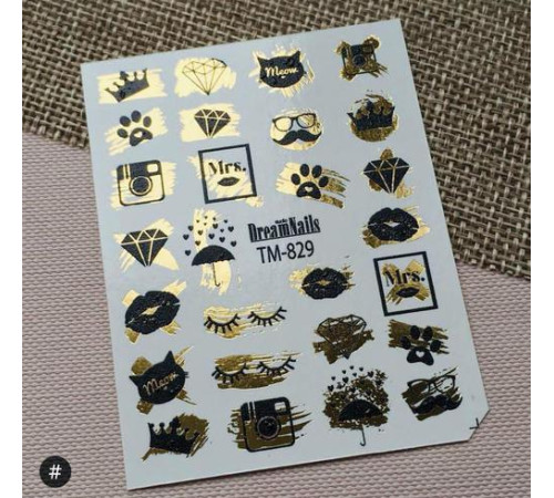 Slider design TM 829 Gold