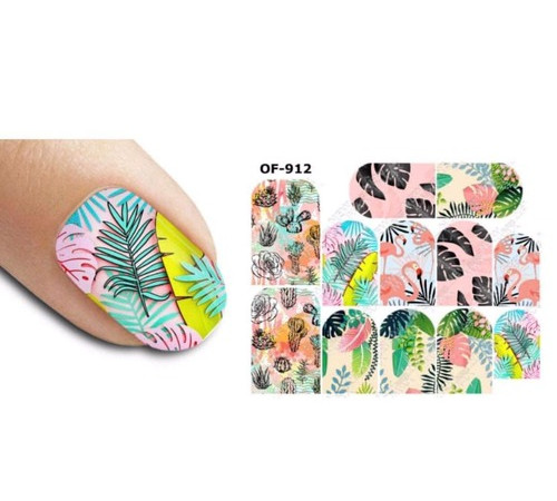 Slider design for nails OF 912