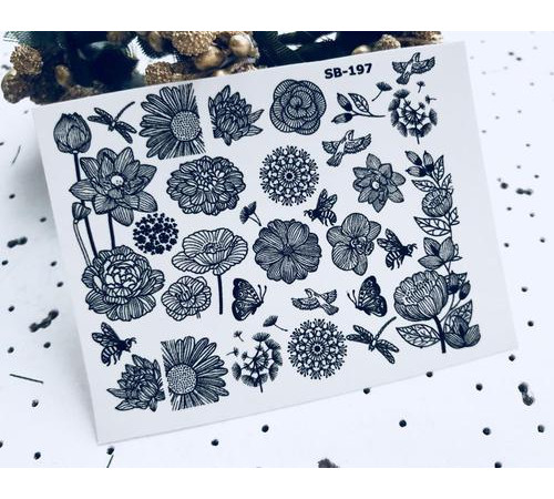 Slider design for nails SB 197