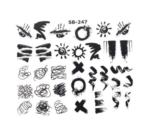 Slider design for nails SB 247