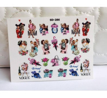 Slider design for nails SD 286