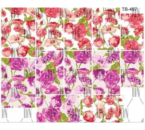 Slider design for nails TB-497