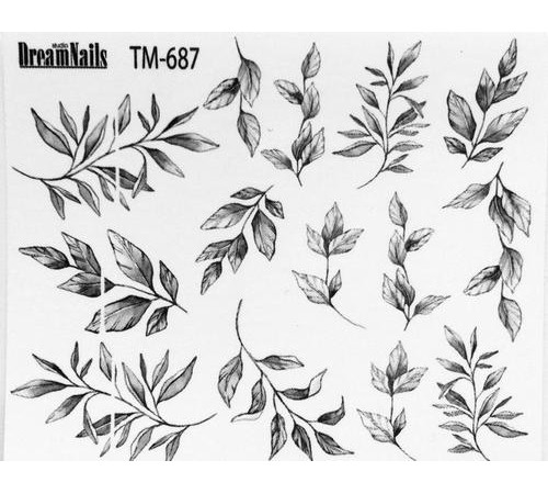 Slider design for nails TM-687