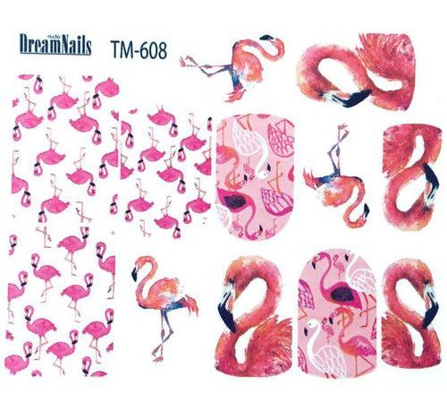 Slider design TM 608 pink flamingo