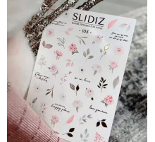 SLIDIZ 105 slider design