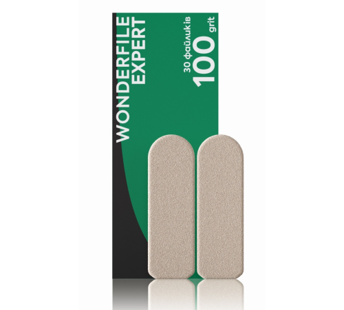 Replacement files Wonderfile for pedicure 100 grit 30 pcs