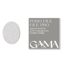 GaMa Podo File PRO interchangeable disc files, durable, 100 grit, 50 pcs.