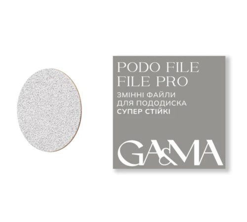 GaMa Podo File PRO interchangeable disc files, durable, 100 grit, 50 pcs.