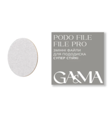 GaMa Podo File PRO interchangeable disc files, durable, 180 grit, 50 pcs.