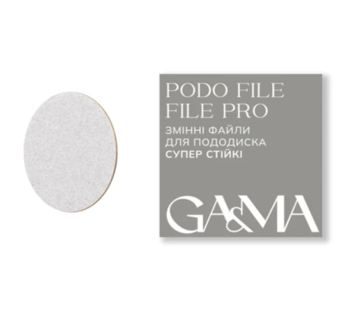 GaMa Podo File PRO interchangeable disc files, durable, 180 grit, 50 pcs.