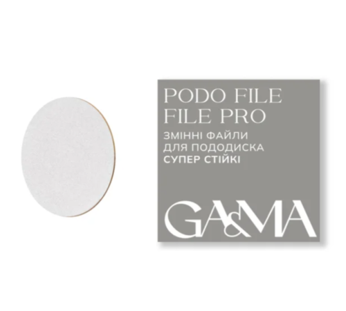 GaMa Podo File PRO interchangeable disc files, durable, 400 grit, 50 pcs.