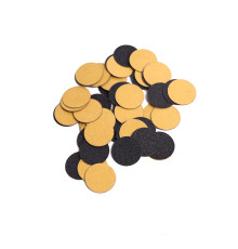 Replacement files for Komilfo pedicure disc 16 mm, 100 grit, 50 pcs
