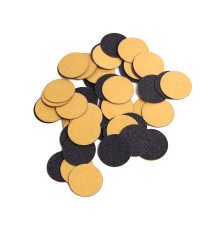 Replacement files for Komilfo pedicure disc 25 mm, 100 grit, 50 pcs
