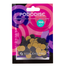 Replacement files for STALEKS PRO XS pedicure disc Black 100 grit, 50 pcs