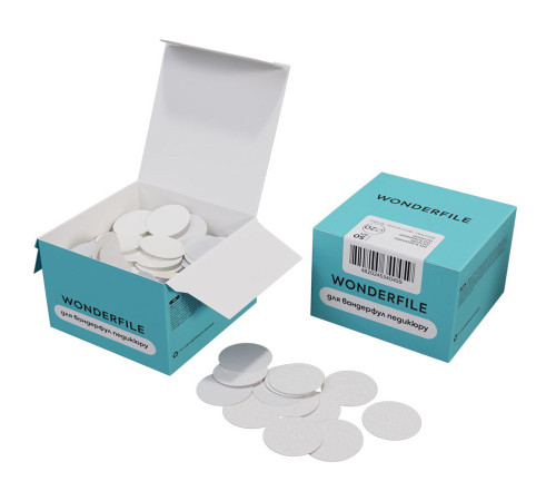 Replacement files for pedicure disc Wonderfile 20 mm, 150 grit, 50 pcs