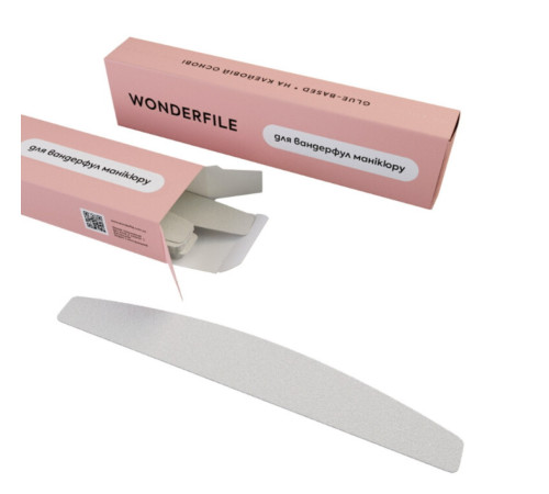 Wonderfile 150 grit crescent saw replacement files, 50 pcs 162/24 mm