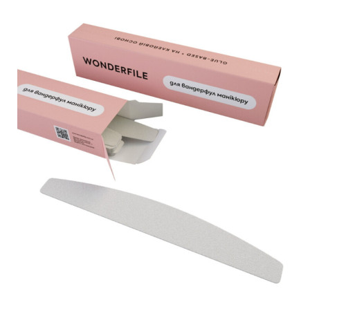 Wonderfile 180 grit crescent saw replacement files, 50 pcs 162/24 mm