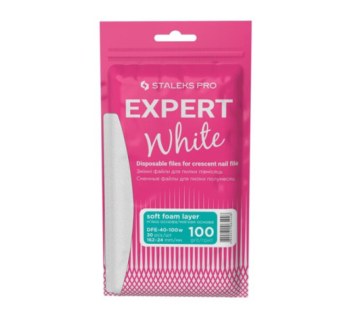 Replacement files on a soft basis STALEKS EXPERT 40 white 100 grit, 30 pcs