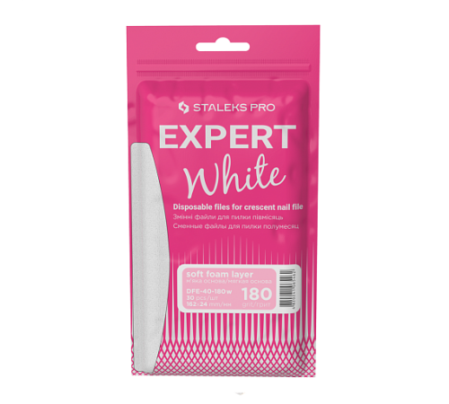 Replacement files on a soft base STALEKS EXPERT 40 white 180 grit, 30 pcs