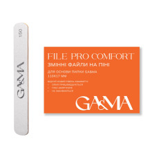 GaMa FILE PRO Comfort foam replaceable files, for straight file, 150 grit, 50 pcs.