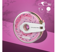 Змінний файл стрічка в пластиковій котушці Staleks Білі PRO 180 грит 7 м
