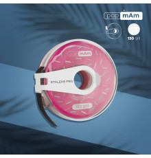 Replaceable tape file in a plastic reel Staleks PAP-MAM White 150 grit 6 m