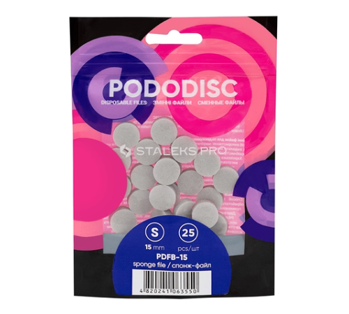 Sponge files for pedicure disk STALEKS PRO S, 25 pcs