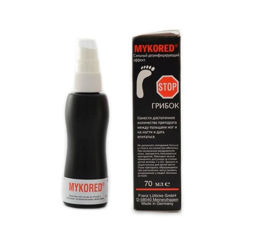Mykored antifungal spray 70 ml
