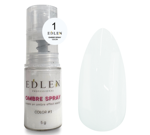Spray for ombre Edlen Ombre Spray Color No. 01, white, 5g