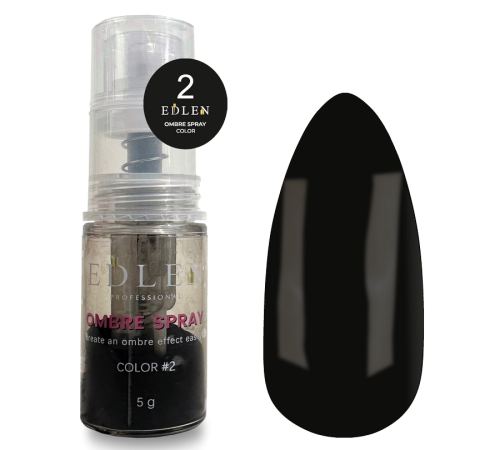 Spray for ombre Edlen Ombre Spray Color No. 02, black, 5g