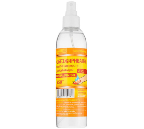 FURMAN Prep & Finish 3 in 1 degreasing and sticky layer removal agent, 250 ml