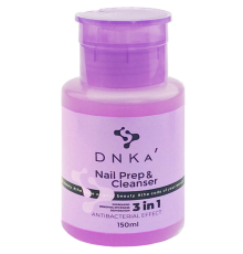 Засіб для знежирення та зняття липкості DNKA 3в1 Prep&Cleanser, 150 мл