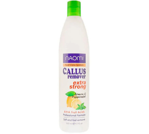 Means for pedicure Naomi Callus remover Extra Strong, 500 ml