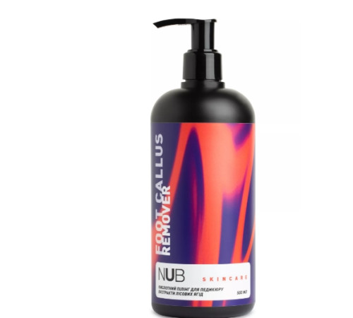 Means for pedicure NUB Foot Care Callus Remover Wild Berries, 500 ml