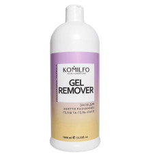 Means for removing soak off gels and gel polishes Komilfo Gel Remover, 1000 ml