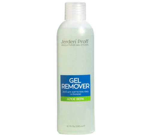 Gel polish remover Jerden Proff Gel Remover aloe vera, 200 ml