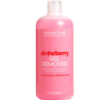 Засіб для зняття гель-лаку Jerden Proff Gel Remover полуниця з вершками, 500 мл
