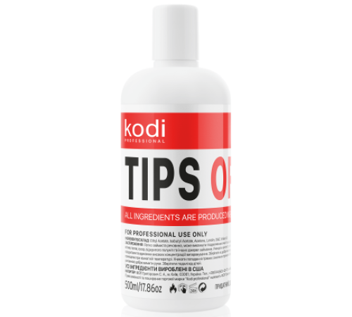 Gel polish remover TIPS OFF KODI, 500 ml