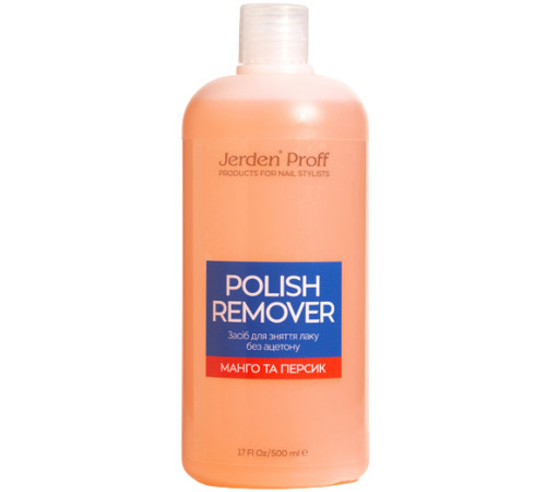 Jerden Polish Remover Mango and Peach, 500 ml