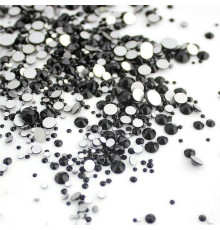 Rhinestones Black mix size 100 pcs